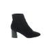 Kendall & Kylie Ankle Boots: Black Print Shoes - Women's Size 6 1/2 - Almond Toe