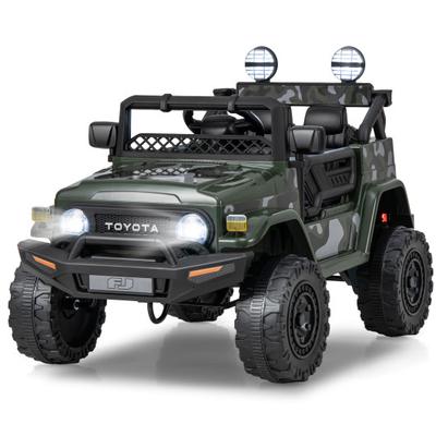 Costway 12V 7Ah Licensed Toyota FJ Cruiser Electric Car with Remote Control-Camo