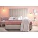 Tokyo Modern Bed In Cream Or Grey With Orthopaedic Mattress | Wowcher
