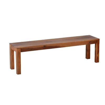 MiaMöbel Bank Lendra 120cm Massivholz Teak Modern Indien Indisch