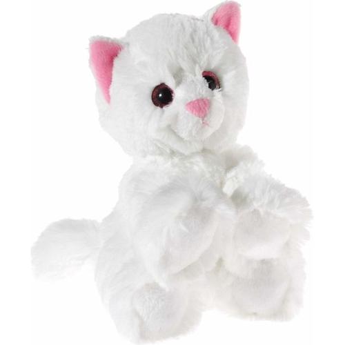 Heunec 246676 - MISANIMO Glitter-Kitty Babykatze weiß, 20 cm - Heunec