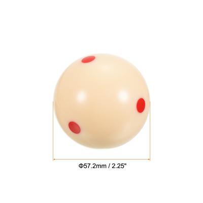 2-1/4" Pro Cup Pool Billiard Cue Ball with 6 Dots for Training