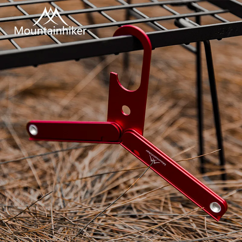 Mountainhiker Klappbarer Kleiderbügel aus Aluminiumlegierung für den Haushalt, Outdoor, Camping, tragbarer Mantel-Wäscheständer, Metall-Kleiderbügel für Reisen