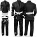 DXM SPORTS Brazilian Jiu Jitsu BJJ Gi Kimono for Adults - A3 Black