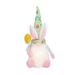 Dengmore Easter Doll Ornaments Faceless Gnomes Bunny Ornament with Light Luminous Doll Tabletop Ornament Dwarf Rabbit Doll Home Holiday Window Decoration