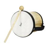 MERIGLARE Kids Drum Set Wooden Drum Set with Carry Strap Wooden Drum Sticks Toy Drum Set Musical Instrument Drum Set for Girls Boys Black