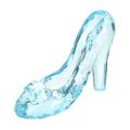 Delicate Crystal Heels Mini Doll Crystal Shoe High Heels Ornament Desktop Decor