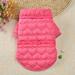 Pet Winter Warm Cotton Clothing Soft Warm Cold Weather Dog Clothes for Small Dog Pet Cold Weather Clothing for Small to Medium Dogs XL Rose Red