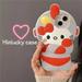 Sanrio Kittys Melody Kuromi Kawaii Phone Case for Iphone 14 13 12 11 Pro Max Hawaii Series Shockproof Silicone Protective Cover