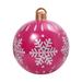 wybzd Outdoor Christmas Inflatable Decorated Ball Giant Print Festival Hanging Mall Window Balloon Home Ornament