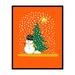 Poster Master Snowman Poster - Christmas Tree Print - Winter Holiday Art - Modern Art - Trendy Art - Gift for Kids & Parents - Fun Decor for Kid s Room Bedroom or Nursery - 16x20 UNFRAMED Wall Art