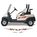 Golf Cart Decals Accessories Go Kart Stickers Tribal Flames Stripes GC80