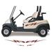 Golf Cart Decals Accessories Go Kart Stickers Tribal Flames Stripes GC80