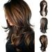 ZTTD Fashion Short Sexy Wig Front Wavy Black Women Red Synthetic Wigs Rose Net Hot 20Inch Brown Gold