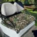 Xoenoiee Forest Camo Pattern Golf Cart Accessories Golf Cart Seat Towel Protector Anti-Hot Decorative Golf Cart Cover for Club Car Universal Fit Machine Washable