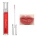 ERTUTUYI Lipstick Lip Gloss Mirror Water Glossy Lip Glaze Lipstick Lip Gloss Lip Gloss Glass Lip Glossy Transparent toot Lip Gloss Moisturizing Glass Glossy Lipstick 5Ml