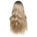 Beauty Clearance Under $15 Women S Gold Micro Curl Set Wavy Curl Wig Can Be Straightened And Bent Gold