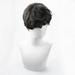 ZTTD Fashion Wigs Short Natural Hair Mixed Dark Brown Handsome Wig Men s Black