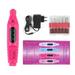 Beauty Clearance Under $15 Upgraded Nail Tool Nail Pen Sander Usb Cable Portable Nail Polish Device American Regulations Hot Pink