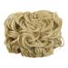 ZTTD 1Pcs Fiber Wig Women s Short Rope Hair Bag Fluffy Large Steel Comb Style Curly Bun Hair Bag Gold