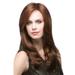 Beauty Clearance Under $15 Long Wavy Synthetic Wig Brown Natural Full Wigs Cosplay Hair For Women Brown