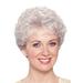 ZTTD Women s Fashion Wig Silver Synthetic Hairshort Wigs Hair Wave Wig Silver