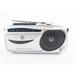 GPO Retro GPO9401 9401 Portable AM/FM Radio Cassette Recorder Player - Silver [MISC ACCESSORY] Silver