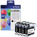 LC201 LC203 Ink Cartridge Replacement for Brother LC203XL LC203 XL to use with MFC-J480DW MFC-J880DW MFC-J4420DW MFC-J680DW MFC-J885DW (4 Black)