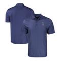 Men's Cutter & Buck Navy Colorado Rockies Stars Stripes Pike Eco Tonal Geo Print Stretch Recycled Polo