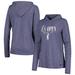 Women's 2024 U.S. Open Under Armour Navy Breezy Tri-Blend Long Sleeve Hoodie T-Shirt