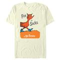 Men's Mad Engine Cream Dr. Seuss Fox in Socks Graphic T-Shirt