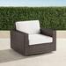 Palermo Swivel Lounge Chair in Bronze Finish - Linen Flax, Standard - Frontgate