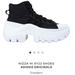Adidas Shoes | Adidas Originals Nizza Hi Chunky Sole Sneakers | Color: Black/White | Size: 8