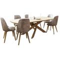 Carlton Andersson Oak Curved Spider Legs Dining Table, 240cm Oval Top