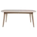 Maceo Pigmented Oak 6 Seater Extending Dining Table - 180cm to 270cm