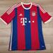 Adidas Shirts | Fc Bayern Munchen Adidas T Mobile Red Blue Striped Sz M Football Soccer Jersey | Color: Blue/Red | Size: M