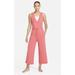 Nike Pants & Jumpsuits | Nike Yoga Dri-Fit Pink Jumpsuit Drawstring With Pockets - Crop Leg Size M Dv9165 | Color: Pink | Size: M