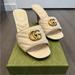 Gucci Shoes | Gucci Women's Double G Slide Sandal | Color: White | Size: 9