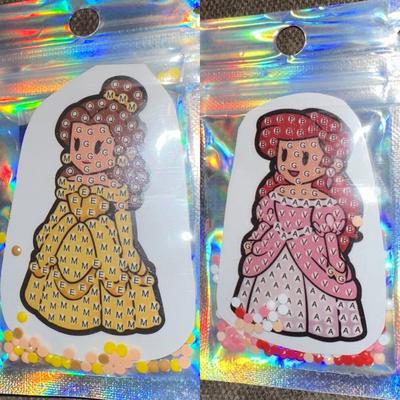 Disney Toys | Disney 5d Diy Craft Sticker Kit - Princess Ariel & Belle - Diamond Art Painting | Color: Red | Size: Os