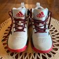 Adidas Shoes | Adidas Cross Em Up Basketball Shoes | Color: Gray/Red | Size: 5bb