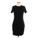 Melrose and Market Casual Dress - Sheath: Black Solid Dresses - Women's Size Large