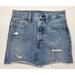 Levi's Skirts | Levi's A-Line Denim Skirt Women's Size 25 Whisker Button Fly $79 Msrp 5-Pocket | Color: Blue | Size: 0