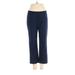 7th Avenue Design Studio New York & Company Dress Pants - Mid/Reg Rise: Blue Bottoms - Women's Size 4