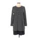 J.Jill Casual Dress: Gray Dresses - Women's Size Medium