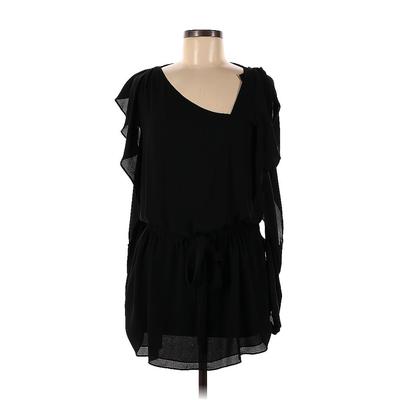 Ramy Brook Casual Dress - DropWaist: Black Print Dresses - Women's Size Medium