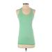 Athleta Active Tank Top: Green Activewear - Women's Size Small