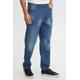 5-Pocket-Jeans BLEND "BLEND Thunder Relaxed fit - NOOS" Gr. 38, Länge 34, blau (denim dark blue) Herren Jeans 5-Pocket-Jeans