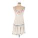 Nanette Lepore Casual Dress - Mini: Ivory Dresses - Women's Size Medium