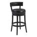 Red Barrel Studio® Swivel 30" Bar Stool Metal in White/Brown | 34 H x 24 W in | Wayfair E2B419C0485F45C28D40FCBADDCCEC2E