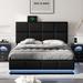 Ivy Bronx Kevari Upholstered Platform Storage Bed Upholstered in Black | 44 H x 60.6 W x 78.7 D in | Wayfair E5D41B2933B34B19B62AA3C50AB0E5B8